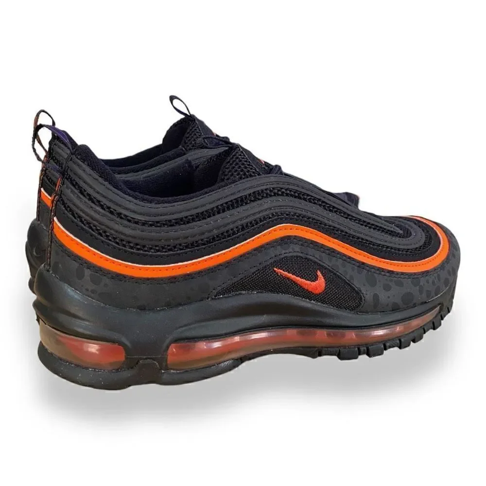 Nike Air Max 97 GS Safari Black Safety Orange DX3088-001 Youth size 5Y/ 6.5 Wmns